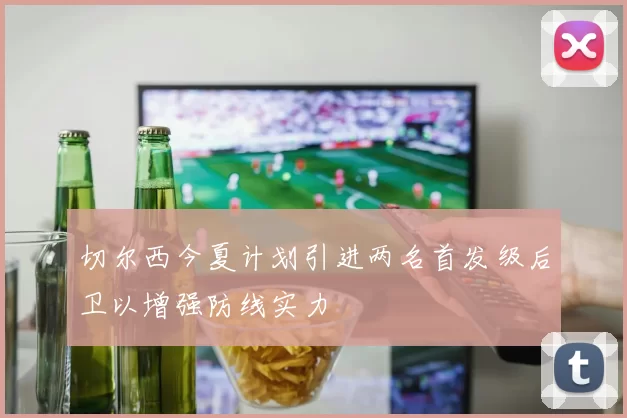 切尔西今夏计划引进两名首发级后卫以增强防线实力